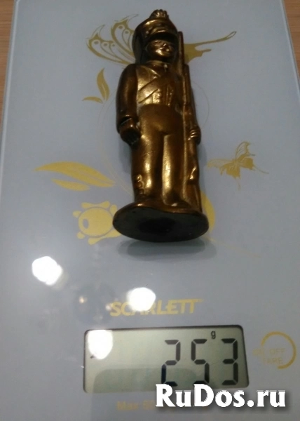 Винтаж. Солдат - часовой, Англия 19 век. Литье изображение 4
