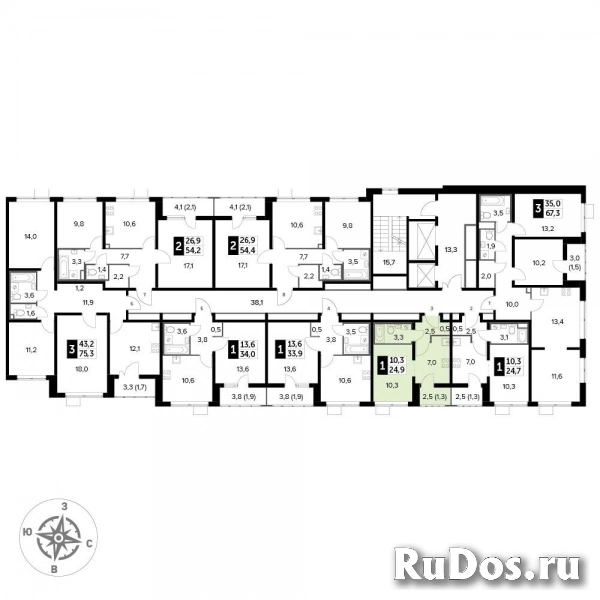 Продам 1 комнатную квартиру 24.8 м2 изображение 4