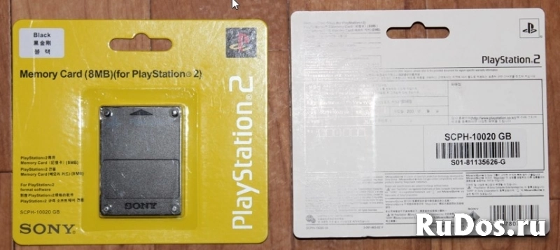 Карта памяти "PlayStation 2" фотка