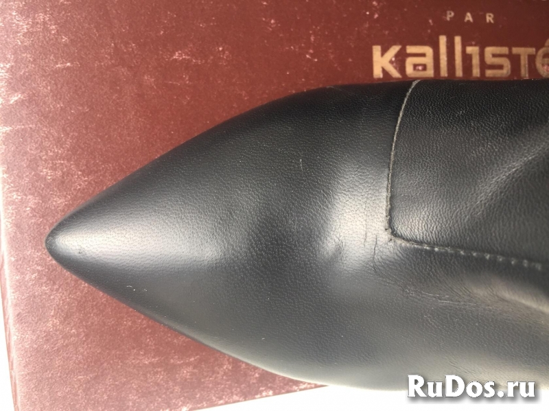 Ботильоны kalise италия 39 размер черные кожа женские кожаные в изображение 9