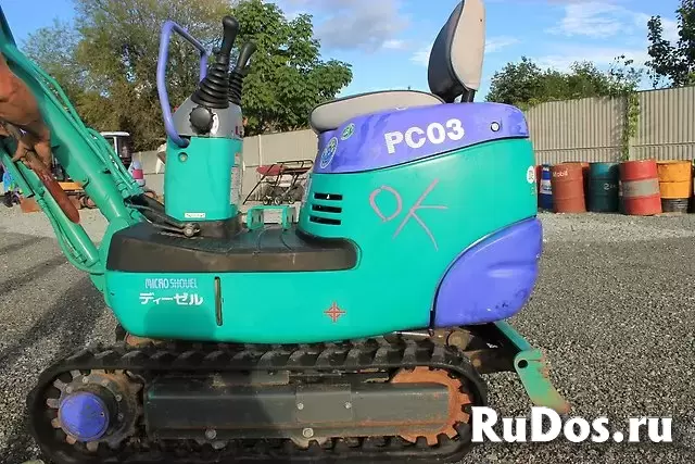 Японский мини-экскаватор KOMATSU PC-03 изображение 6