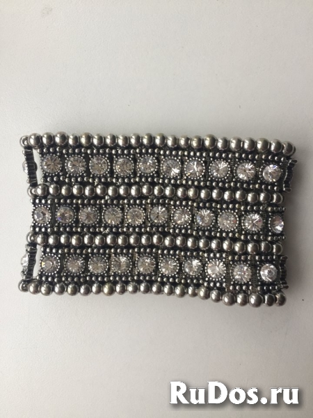 Браслет бижутерия на руку стразы сваровски swarovski кристаллы ка изображение 3