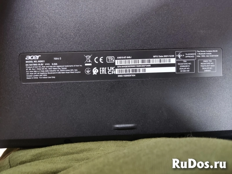Ноутбук acer nitro 5 57-548j изображение 5