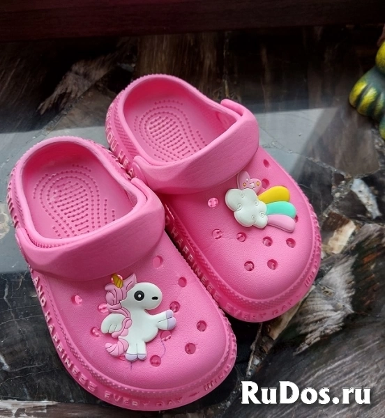Сабо для девочки розового цвета .Размер 24. фотка