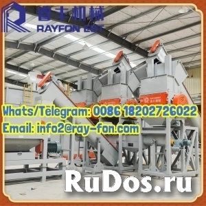 Complete Plastic Recycling Washing Line: Crushing + Washing + Dewatering Integration изображение 5