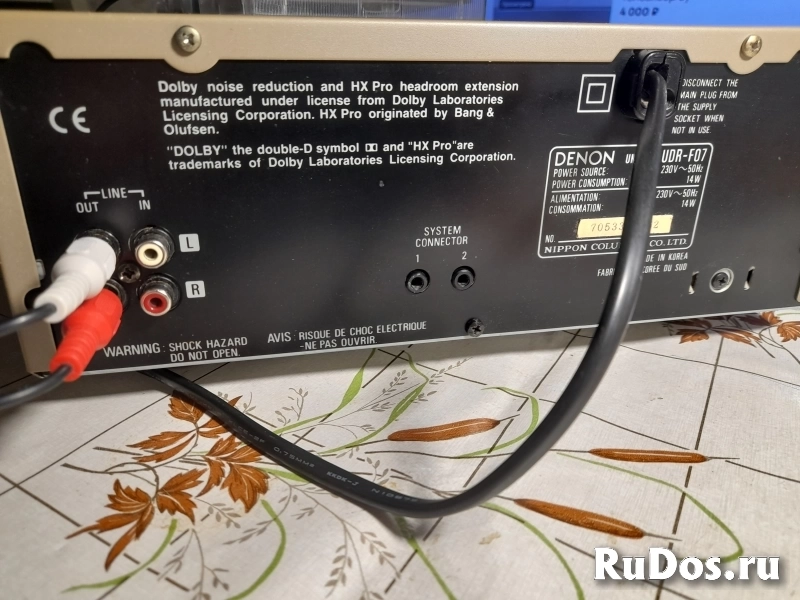Каcсeтная декa DЕNОN UРА-F07. изображение 12