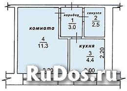 Продам 1-комнатную квартиру 22 м2 изображение 4