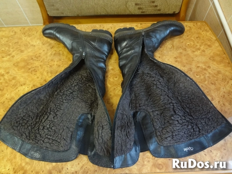 Сапоги зимние кожаные женские изображение 6