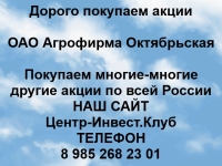 Покупаем акции ОАО Агрофирма Октябрьская в объявлении 1 фото Покупаем акции ОАО Агрофирма Октябрьская картинка из объявления