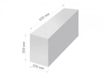 Газобетонные блоки 600*300*200 мм. картинка из объявления