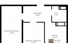 Продам 2 комнатную квартиру 62.25 м2 в объявлении 10 фото Продам 2 комнатную квартиру 62.25 м2 картинка из объявления