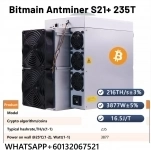 Bitcoin Miner S21+ 216T + psu BTC/BCH/BSV SHA256 в объявлении 2 фото Bitcoin Miner S21+ 216T + psu BTC/BCH/BSV SHA256 картинка из объявления