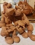 Фигурки из глины "На завалинке".Высота 15 см. Фигурки из полимерной глины ручная работа. в объявлении 3 фото Фигурки из глины "На завалинке".Высота 15 см. Фигурки из полимерной глины ручная работа. картинка из объявления