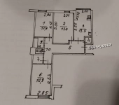 Продажа или обмен  3 к квартиры пл. 77 кв.м. картинка из объявления