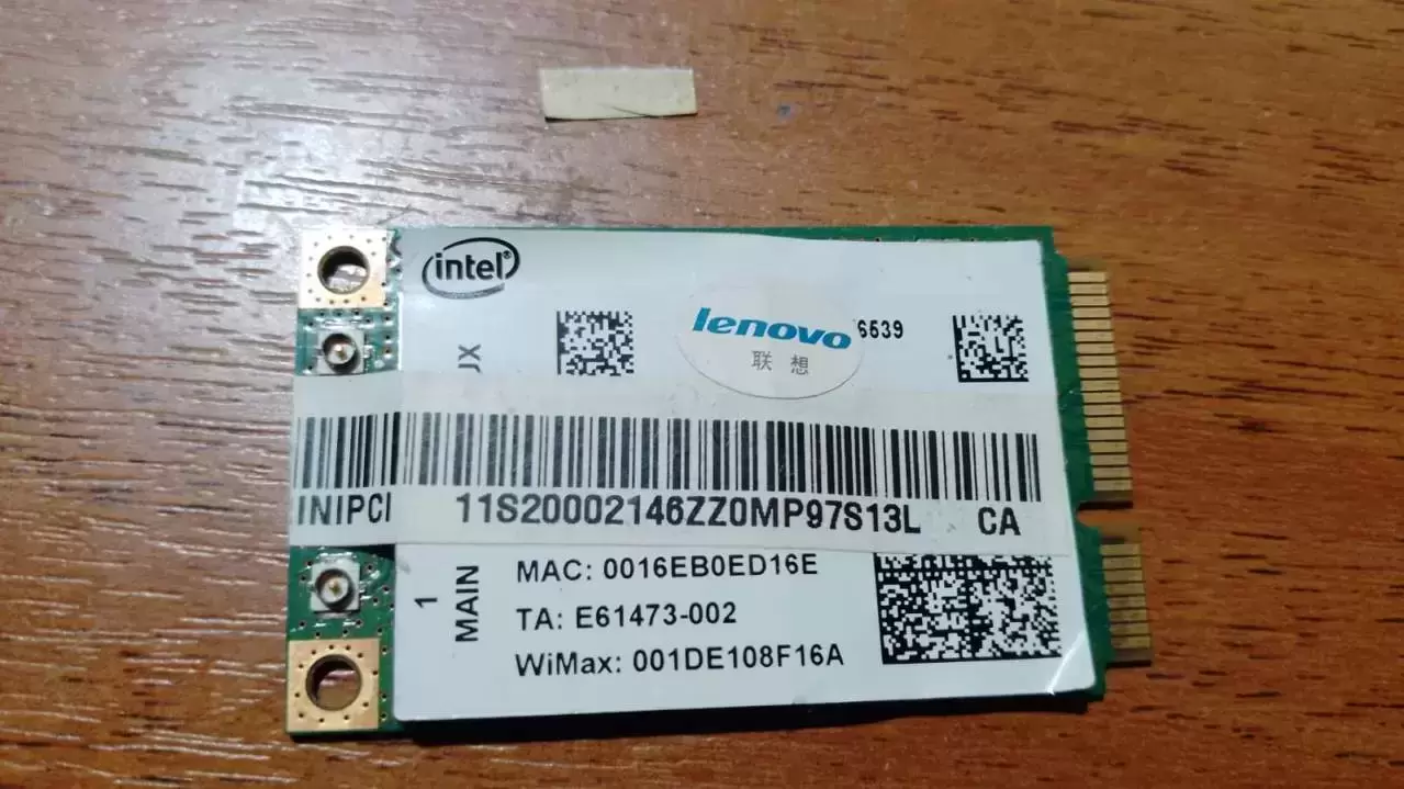 Wi-fi модули для ноутбуков Lenovo в объявлении 4 фото Wi-fi модули для ноутбуков Lenovo картинка из объявления