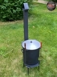 Казан чугунный с печкой и трубой 3мм от 8 литров картинка из объявления