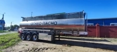 Полуприцеп цистерна-бензовоз ShengRun SKW9402GYYA алюминиевый картинка из объявления
